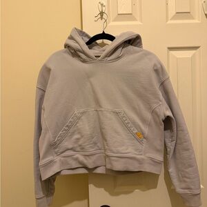Yellow Label Grey Hoodie size S